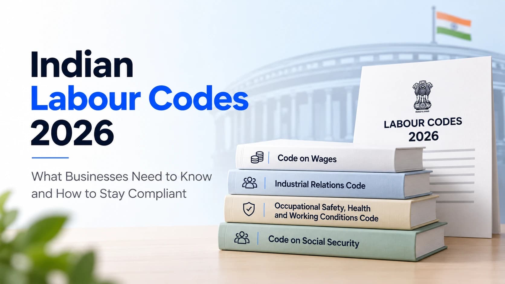 Indian Labour Codes 2026 — Code on Wages, Industrial Relations Code, OSH Code and Code on Social Security